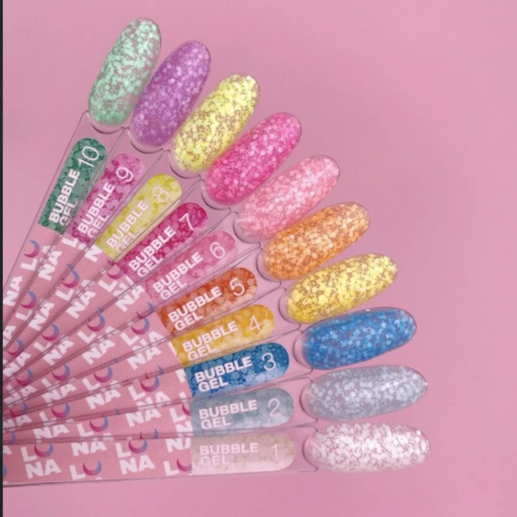 06 Bubble Gel – Glitzer Gel für kreative Nail Designs